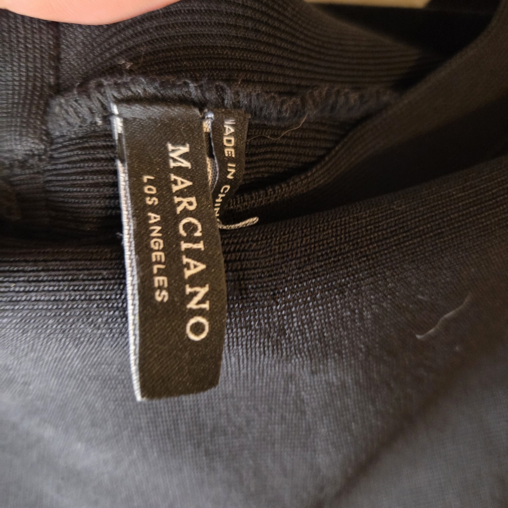 Marciano Black Strapless Dress - Picture 3 of 9